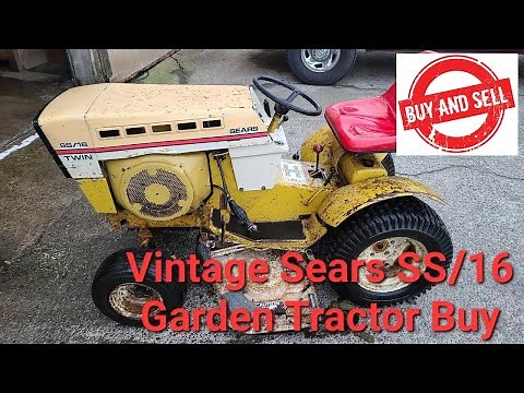 Buy & Sell - Vintage Sears SS16 Suburban garden tractor