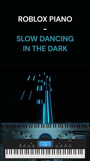 SLOW DANCING IN THE DARK | Joji [ROBLOX Piano] #shorts