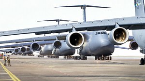 Largest US Military Planes Ever in Action During Massive Takeoff