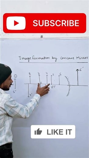 Image Formation by Concave Mirror | Super Easy Trick 😲 #imageformation