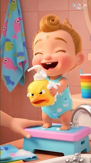 Cartoon Wash Your Hands Song 🎶 Funny Kids Animation #cartoon #bommalu #animation