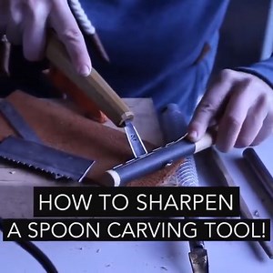 How to Sharpen a Spoon Carving Tool! | Anne of All Trades