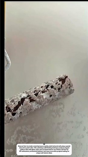 How to Create a Luxury Marble Texture Wall with a Decorative Paint Roller | DIY Wall Finish