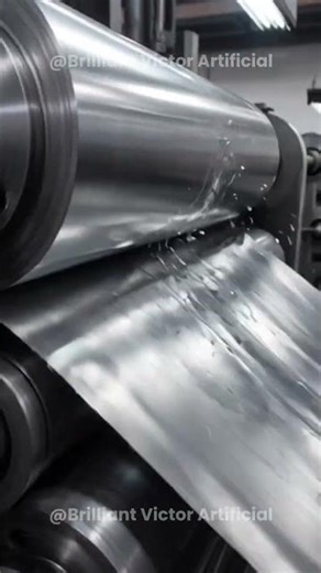 Advanced machine for rolling aluminum zinc automatically #shorts