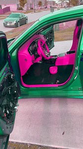 1.1M views · 14K reactions | Custom Leather Coatings Dye Kits is a DIY product. If you looking to transition your car interior to your dream interior without breaking the bank. Well you in the right spot, you can find the dye kits at www.customleathercoatings.com #charger#hellcat#demom#charger#dodge#pink#green#customleathercoatings#dye#leather | Custom Leather Coatings | Facebook