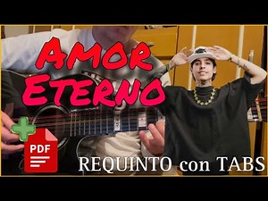 Amor Eterno - Natanael Cano | Tutorial de Guitarra | REQUINTO y ACORDES | con TABS + PDF