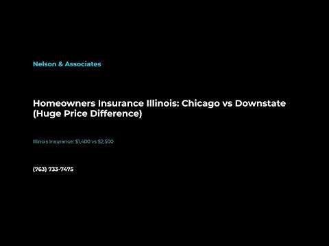 Homeowners Insurance Illinois: Chicago vs Downstate (Huge Price Difference)