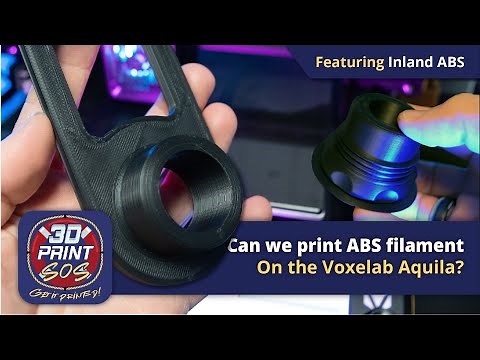 Can the Aquila print ABS?