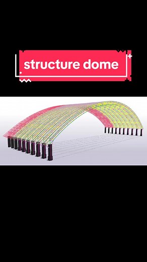 3D Modeling Structure Dome with Tekla Structures 2022