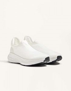 OYSHO Laceless running shoes in white | ASOS