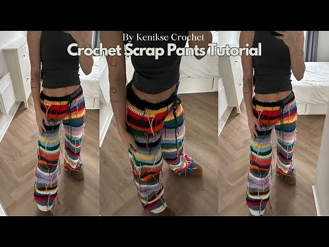 Beginner friendly crochet scrap pants tutorial I Kenikse Crochet