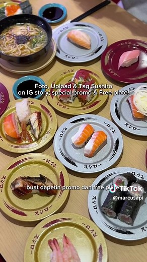 Resto Sushi Jepang di Jakarta - Pengalaman Unik di Sushiro Pacific Place