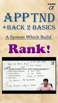 APP TND + BACK 2 BASICS A Only System Which Build RANK !