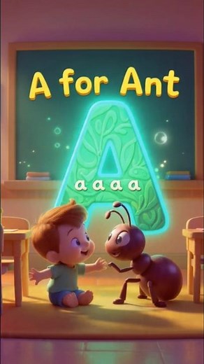 Letter A Learning | Cute Ant Playtime for Toddlers