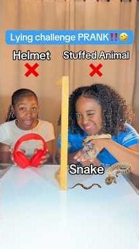 Lying challenge PRANK‼️🤣 #lyingchallenge #challenge #prank #funnyshorts #CharlieandAuntie