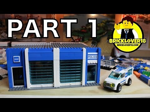 BUILDING a LEGO POLICE STATION - PART 1/4