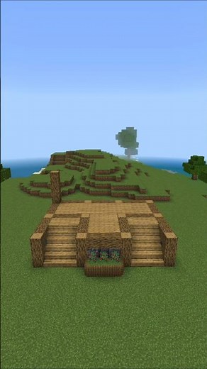 Simple Aesthetic House | In Minecraft Tutorial Timelapse #minecraft #shorts #asmr