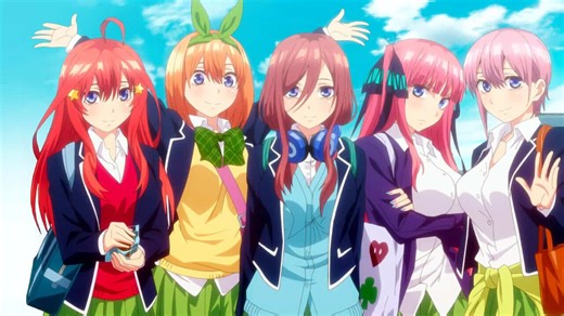 'The Quintessential Quintuplets' Anime Movie and Series Coming to Netflix in May 2024