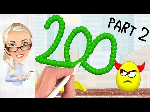 More Draw to Smash! 🥚 Levels 150 to 200 Walkthrough (Logic Puzzle Game) for kids 9-13