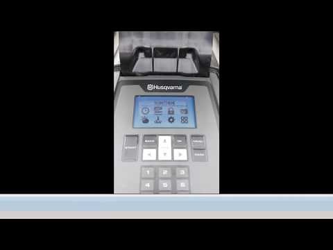 Husqvarna Automower Menüführung und Bedienung