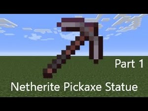 Minecraft Netherite Pickaxe