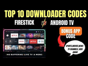 🔥Top 10 Firestick & Android TV Downloader Codes 2025 (Must-Try Apps!)🔥