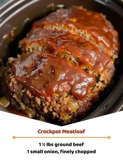 2.5K views · 22 reactions | Crockpot Meatloaf For the Meatloaf: 1 ½...