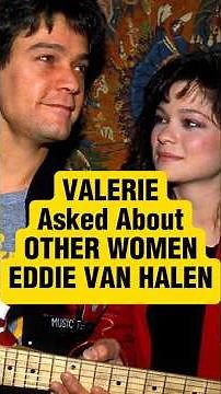 Valerie Bertinelli and Eddie Van Halen Jealousy David Letterman #vanhalen #classicrock #80s