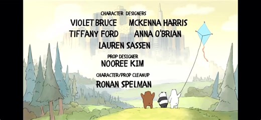 We Bare Bears end credits #webarebears #ending #endcredits #outro | white castle sunrise