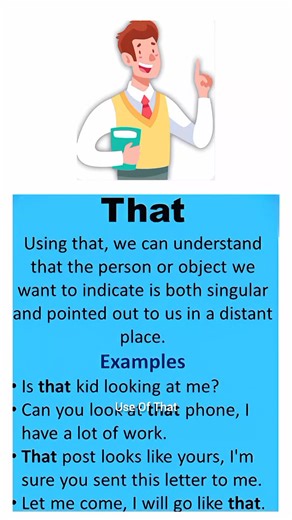 English_MasterMind | Use Of That #vocabulary #grammar #foryou #LearningEnglish #speaking #tips | Instagram