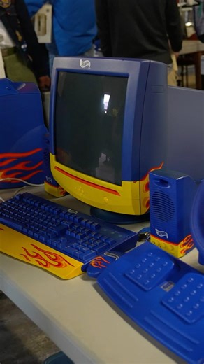 The Verge on Instagram: "We explored all the different eras of retro computers at the Vintage Computer Festival in Wall Township, NJ. Here are some of the hidden gems of tech you can find at the museum’s consignment shop. Check out the full video on our YouTube page! #retrotech #macintosh #hotwheels #90s #oldcomputer"