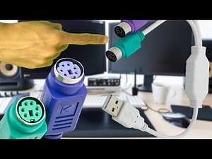 CONVERSOR plug PS2 PARA USB DE MOUSE FUNCIONA EM TECLADO? CUIDADO COM CONVERSORES falsos sem chip