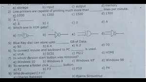 11th Computer Science Quarterly Exam Question Paper 2019-20 English Medium