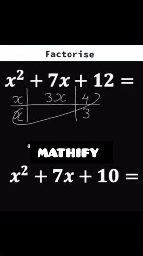 How to make factors #VTuberMath #MathsVTuber #VirtualTeacher #MathTutorial #LearnMath#mathify#easy