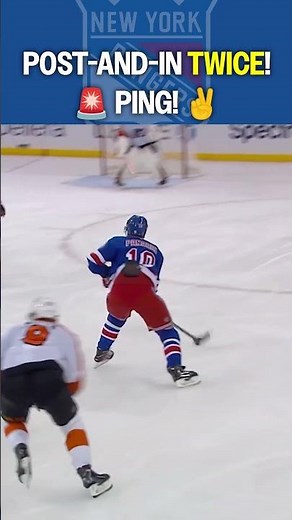 Panarin with a DOUBLE PING! ✌️