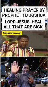 15K views · 897 reactions | Powerful prayer for the viewers by Prophet TB Joshua for your healing and deliverance | Prayer Bank | Facebook