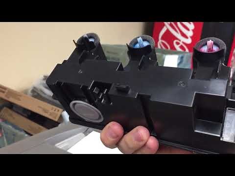 How to empty waste toner collector in Sharp MX-C300P, MX-C300W, MX-C301W