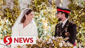 2K views · 19 reactions | Jordan’s Crown Prince Al Hussein bin Abdullah II married Saudi heiress and architect Rajwa Al Saif on Thursday (June 1) in a wedding attended by global royalty. Read more at https://tinyurl.com/44fp2h6n WATCH MORE: https://thestartv.com/c/news SUBSCRIBE: https://cutt.ly/TheStar LIKE: https://fb.com/TheStarOnline | The Star | Facebook