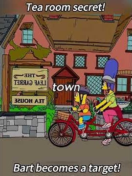 Tea room secret! Bart becomes a target!#anime #anime #shorts