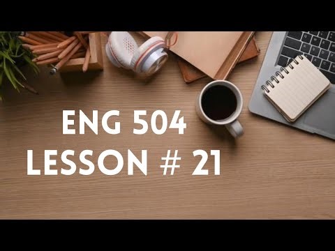 Eng 504 | Lesson # 21 | Input processing and Autonomous induction theory