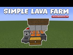 Simple LAVA Farm Minecraft 1.21+ (All Versions)