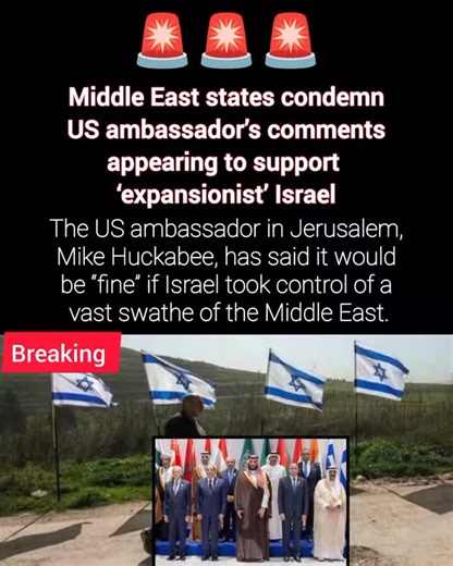 Usman Haider official | U.S. Ambassador to Israel Mike Huckabee stated it would be "fine" if Israel took control of a vast territory across the Middle East, citing... | Instagram