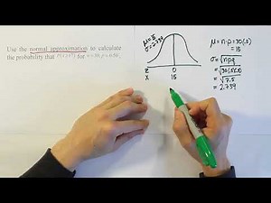 Using Normal Approximation to Binomial Probability, Problem 1