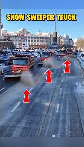 133K views · 545 reactions | Snow sweeper truck. #SweeperTruck #machine #reels | DabarkadzTv | Facebook