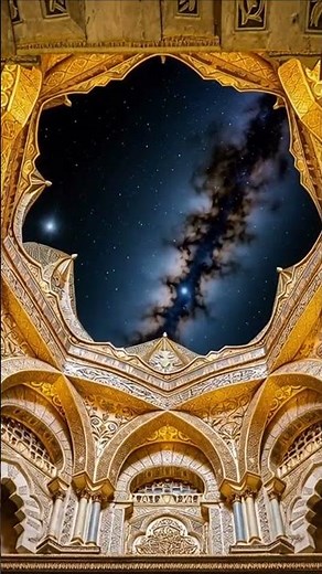 La MAGNIFICA Mezquita de Córdoba se abre y revela el cielo estrellado?