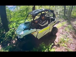 RZR Trail Initial Impression While Riding On A 50" Trail Willow Creek Allegheny National Forest #220