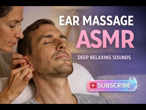 Gentle Ear & Neck Massage ASMR for Deep Sleep | No Talking