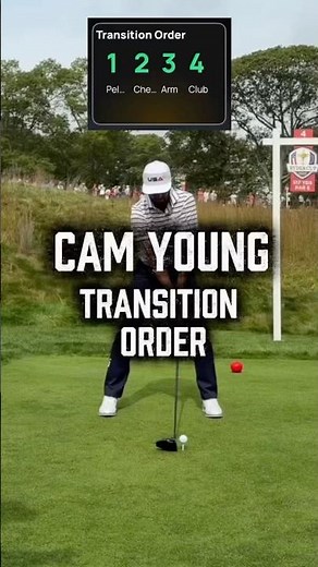 Cam Young’s Perfect Downswing Sequence 🔥 #golf #golftips #golfswing