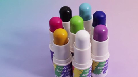 3 Colours Face Paint Stick Set, Body Face Paint Stick, Waterproof and Sweatproof, Suitable for Halloween and Other Festivals Special Effects Painting, Masquerade Ball(1#+4#+7#)