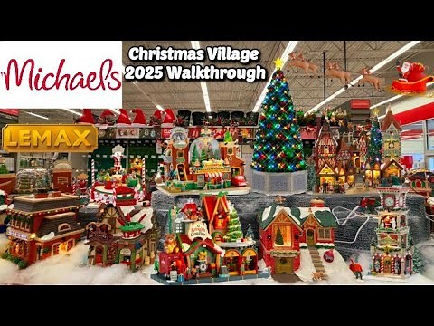 Michaels NEW Lemax Christmas Village 2025 Complete Walkthrough